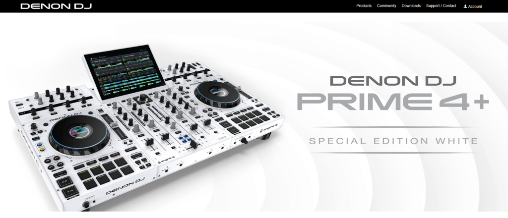 Denon DJ Lanza la Edición Especial Prime 4+ White
